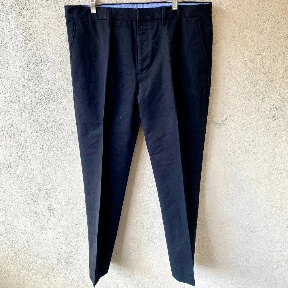 J. Crew Slim Bedford Chino Black Pants Size 35x32